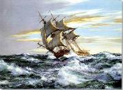 unknow artist Seascape, boats, ships and warships. 139 France oil painting artist